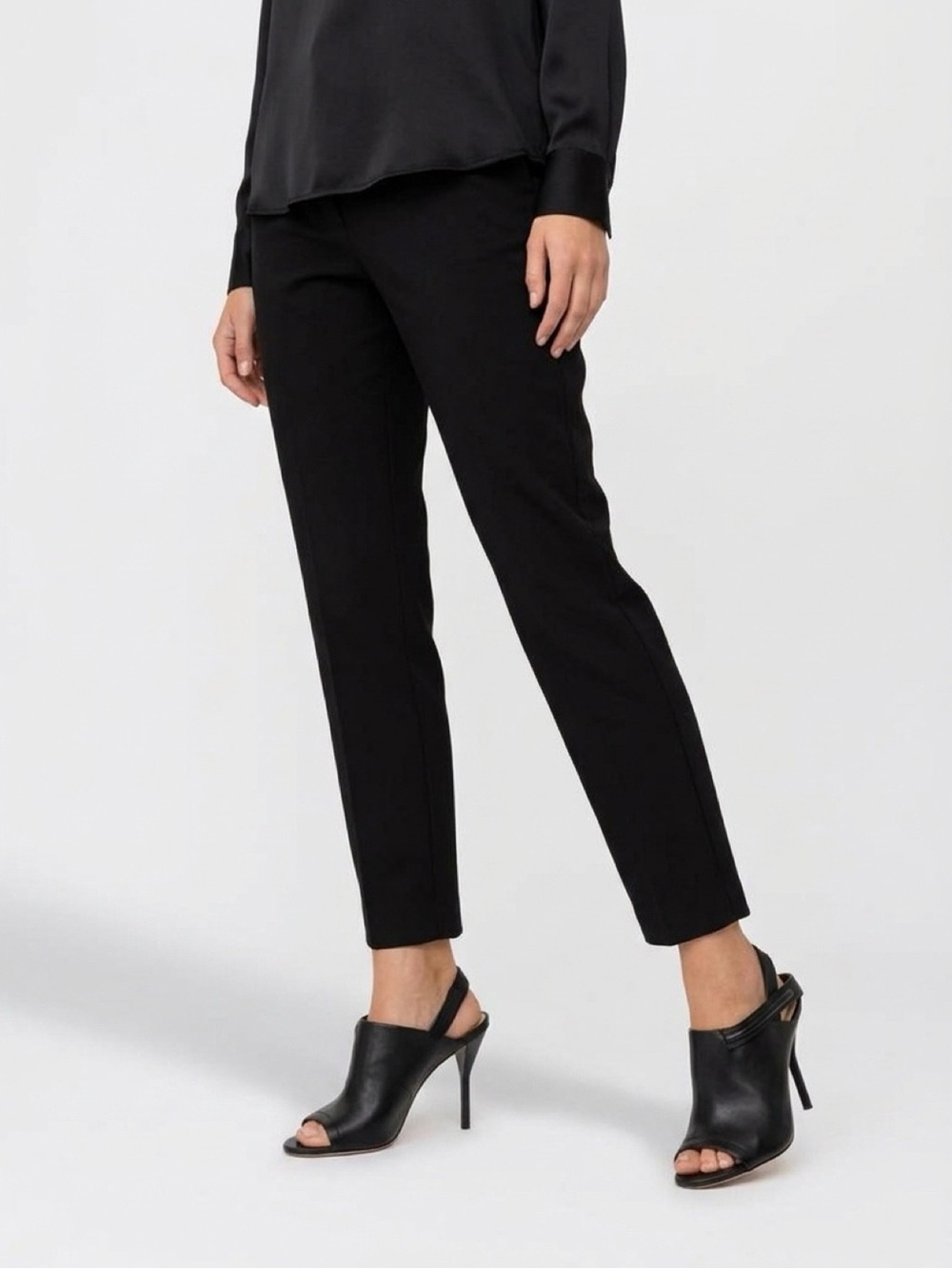 3. 1 Phillip Lim sandalias negras de cuero designer heels